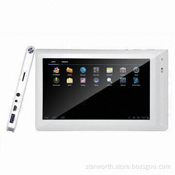 7-inch Tablet PC with Wi-Fi and Capacitive Touchscreen